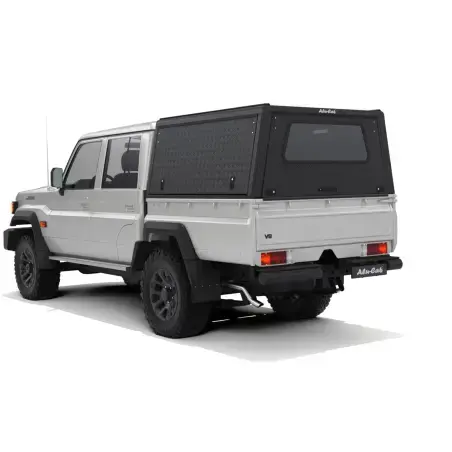 Hardtop Explorer noir strié Toyota Land Cruiser 79 double cabine 1999+ Alu-Cab